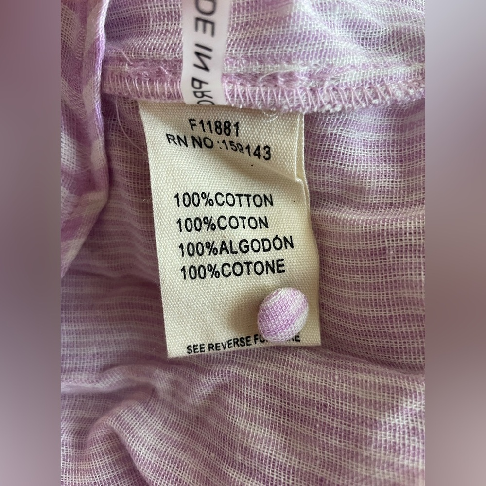 FRNCH Women Purple Blouse XS - Picture 6 of 7